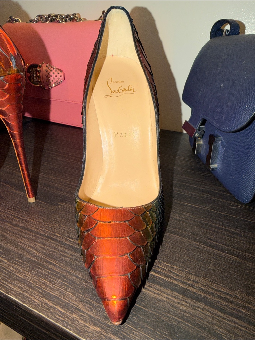 Louboutin Rainbow 🌈 Python So Kate - Picture 5 of 11